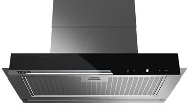TEKA Cappa aspirante integrata con motore EcoPower, 3 velocità + 1 intensiva, illuminazione LED, visiera sottile, filtri metallici, classe energetica A+, compatibile con ricircolo, GFI 67350 EOS SS