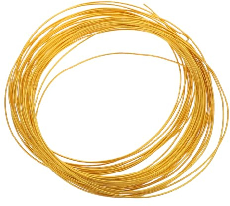 FIXOSHEE 10m Flexible Metal Wire for Jewelry Making Gold Crafting Wire Bendable and Wear-Resistant for DIY Accessories and Unique Ornament Creations