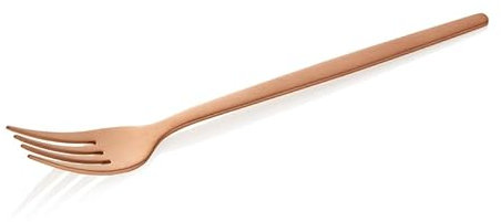 24 forchette da menù ALEX BRONZE, con rivestimento in PVD opaco, 21 cm, acciaio al nichel cromato 18/10