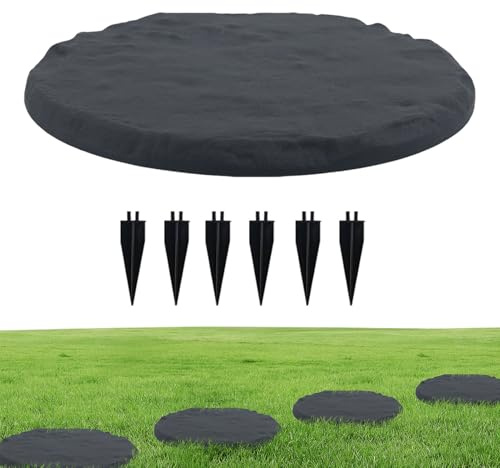 Piedras De Paso Para Jardín,Pavimentos Decorativos Para Pasillos | Pavimentos De Con Estacas De Piso Para Terraza Piscina Patio Callejones Jardín Césped y Cementerio