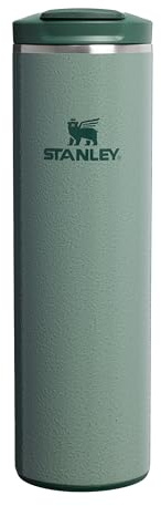 Stanley 1913 Transit Flip Top Mug 0.47L - Hammertone Green | Håller 5 Timmar Varmt - 8 Timmar Kallt - Tål Maskindisk - Läckagesäker - Passar Bilhållare - Isolerad Kaffemugg