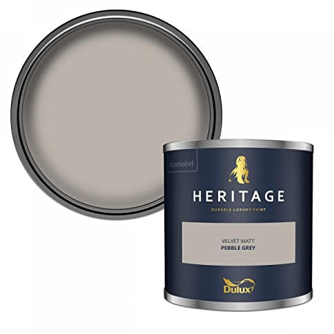 Dulux Trade Heritage Velvet Matt Emulsion Pebble Grey - 1ltr