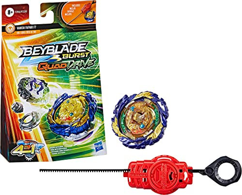 Beyblade Burst QuadDrive Vanish Fafnir F7 Starter Pack − Kreisel mit Starter Multi