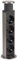 LEGRAND, Incara Tower 60, Einbausteckdose mit Lift-System, Multi-Tischsteckdose, 4x Steckdose, 2P+E Stecker, Durchmesser: 60mm, Einbautiefe: 356,5mm, Farbe: Aluminium/Schwarz, 654976