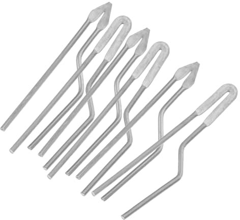 DIYEAH Puntas De Pirograbador De Hierro Para Carpintería, Set De 6 Piezas (3 Unidades Modelo 6 y 3 Unidades Modelo 7), Calentamiento Estable Para Pirograbado y Corte De Cuero
