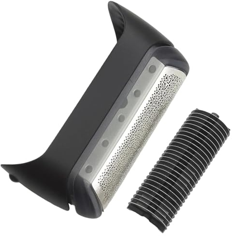 2 Stück Rasierer Aufsatz für Braun Series 1 190s-1, Hochwertige Ersatzteile für Präzises und Komfortables Rasieren, Ideal für Tägliche Nutzung und Reisen(Enthält ein Messernetz und eine Klinge)