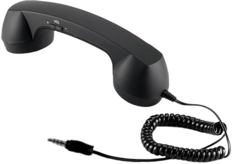 Telefonlur Avsedd För Mobiltelefon 3,5 mm Jack Retro Handhållen Telefonlur