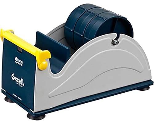 excell EX-17/3IN JVCC EX-17 Steel Desk Top Tape Dispenser: 3 wide, Blue/Grey