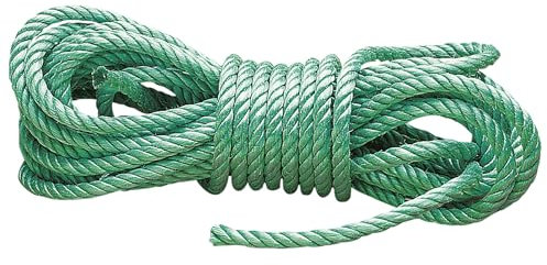 WERKA PRO, Corde Polypropylène Haute Résistance 14mm x 15m - Idéale pour Bricolage, Jardinage et Usages Professionnels - Résistance 2,5 Tonnes - Couleur Verte, Longueur 15m, Vert