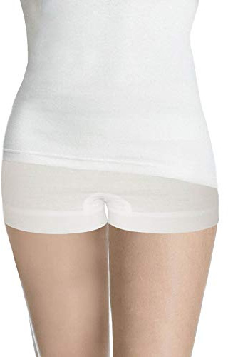 Sangora Angora Culotte pour Femme Slips, Blanc Laine