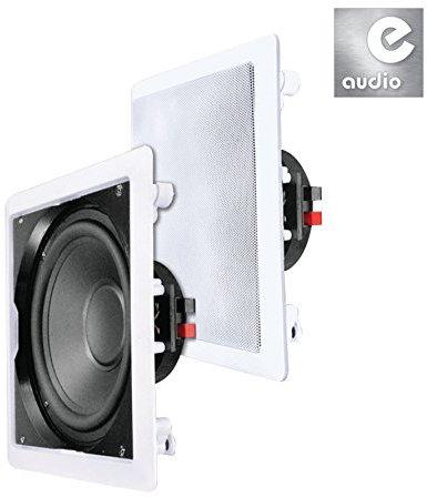 e-audio In-Wall or Ceiling Subwoofer With 12'' Driver 90W 8 ohm