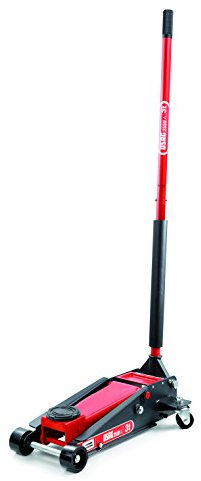 USAG 2550 A U25500001 Sollevatore Idraulico 3T Per Auto E Veicoli Commerciali, Nero Rosso