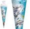 ROTH Schultüte Zuckertüte Delfin rund 70cm Filz