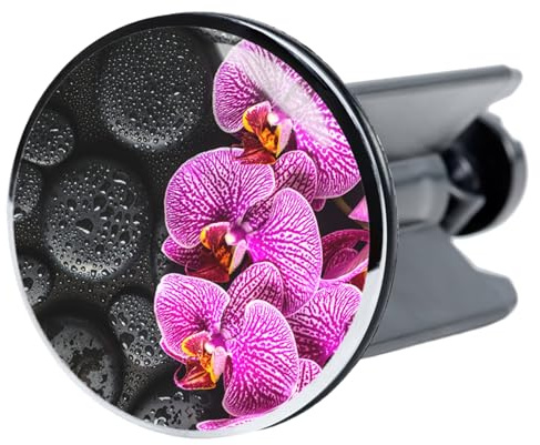 Sanilo Waschbeckenstöpsel Madeira, schöner Stöpsel für das Waschbecken, universal mit Motiv