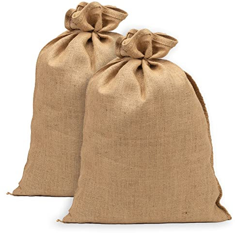 La Cordeline Lot 2 Sacs Toile de Jute 36x51 cm 425 gr/m², 10 kg - ACJN120S-L2, Naturelle