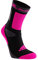 Rollerblade KIDS SOCKS, Inline-Skate Socken für Mädchen, Kinder Sportsocken, Schwarz/Pink, S (35-38)