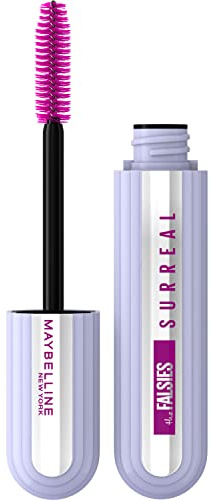 Maybelline The Falsies Surreal Extensions Washable Mascara, Volumizing, Lengthening Mascara Make Up, Very Black, 1 Count