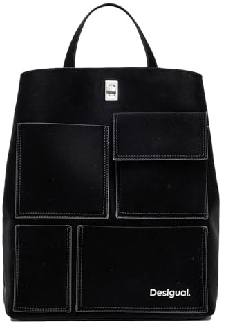 Desigual Women's Accessories PU Backpack Mini, Schwarz