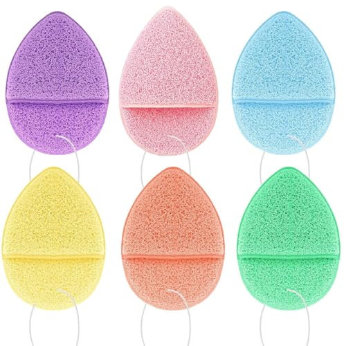 Abschminkpads Waschbar, 6 Stück Wattepads, Wiederverwendbare Abschminktücher,Wattepads,Weich Abschminkpads,für Alle Hauttypen