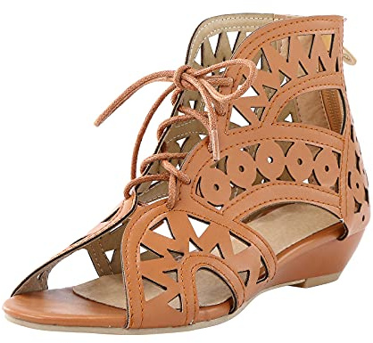 Sandaler damer sommar höga, barfotaskor damer svart smal med justerbara remmar kilsandaler eleganta fashionabla sommarskor peep tå utomhussandaler lack damskor lätta strandsandaler