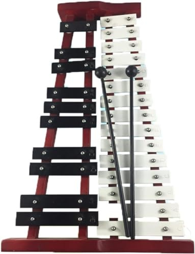 Glockenspiel, xylofon aluminium xylofon 25 ton glockenspiel xylofon slagverk instrument