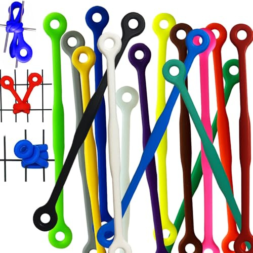 48 Pcs Tennis String Dampeners Soft Silicone Shock Absorbers for Tennis & Squash Rackets Durable Never Fall Off Vibration Dampeners to Reduce Racket String Noise and Tennis Elbow ﻿ (48 Pcs Long Tie)