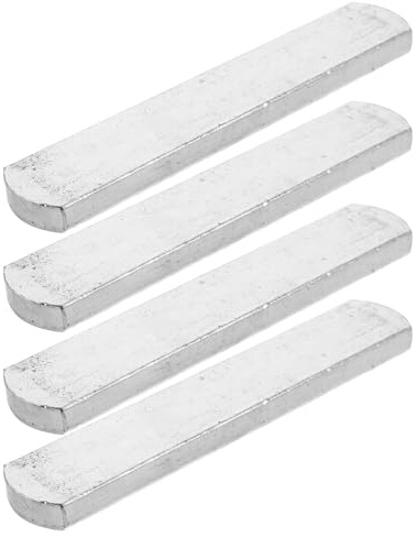 Toyvian Plaques d'Acier Lestées 4 Pcs 300 G pour Gilet Lesté de Course Accessoires Fitness pour Musculation Endurance et Entraînement Sportif