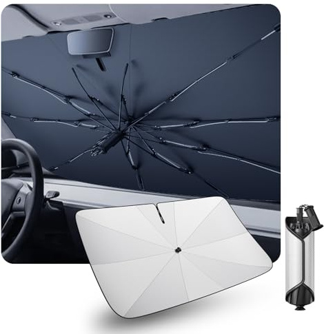 [2026 Upgrade] CDEFG Compatible con Kia Niro SG2 e-Niro EV Hybrid 2023-2025 2026 Parasol Cubiertas Parasol Parasol Delantero Parabrisas Coche Parasol Accesorios