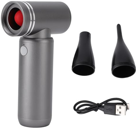Torvex Electric Air Duster, 110000RPM Cordless Compressed Air Duster Jet Blower with Rechargeable Battery for Camping Grill Cleanup