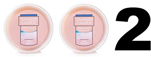 Yankee Candle 2 Units of Pink Sands Scenterpiece Easy Meltcup Wax Melt Cup (NET WT 2.2 OZ | 61g Each)