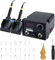 Holzbrenner-Set, 23-teilig, Brandmalerei-Stift-Werkzeug-Set, 60 W, mit 2 Stiften, Dual-Port, Digitalanzeige, einstellbare Temperatur, Löten, Brandmalerei, Holzbrennset, Werkzeugstift und Zubehör