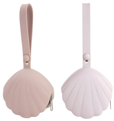 Lovbaby Lot de 2 étuis à tétine, portables et étanches en silicone pour la maison, les voyages, faciles à nettoyer, sans BPA
