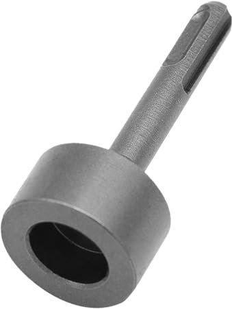Colcolo Erdungsstabfahrer -Adapter Bit Drehhammer Bohrwerkzeug Wege Resistent Stahl robuster Bohrstabwandler Erdungsstab Bits Treiber, Id19mm Runde Schaft