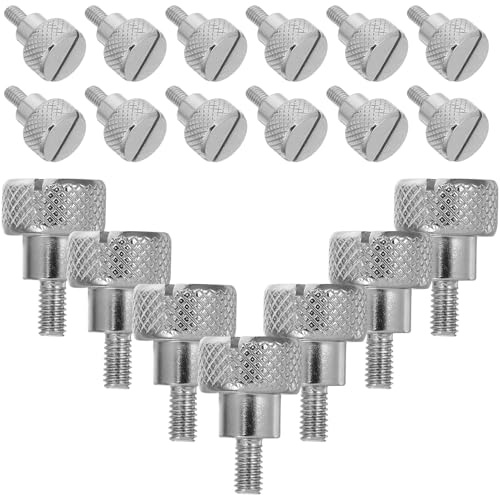 Zerodeko 20 Viti Piedino Premistoffa per Cucire in Acciaio Zigrinato Asta 7Mm Set da 20 Pezzi per Riparazione e Manutenzione Macchine da Cucire Domestiche e Industriali