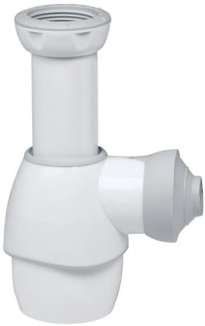 Wirquin 31180002 Siphon universel pour lavabo ou évier Ø32-40, blanc