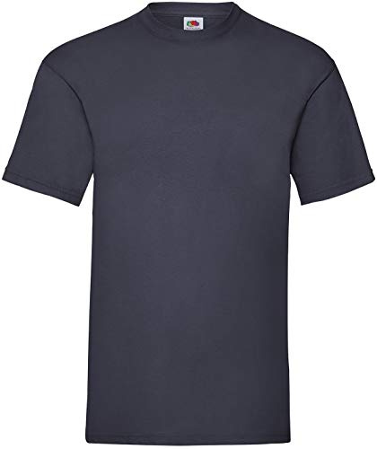Fruit of the Loom Mens Valueweight Short Sleeve T-Shirt (L) (Deep Navy)