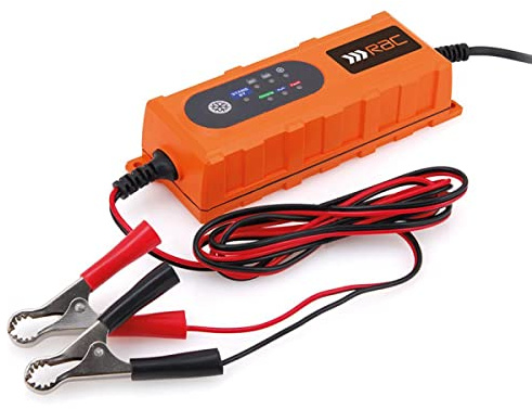 Hilka RAC-HP239 RAC Smart Battery Charger, 4.0 A, Black Orange