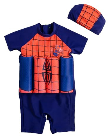 Enfants Garçons Filles Maillots de Bain Flottabilité Maillot Une Pièce Flotteur Costume Formation Natation Flottaison Maillots de Bain Piscine Enfant,Red-2X/120~130cm