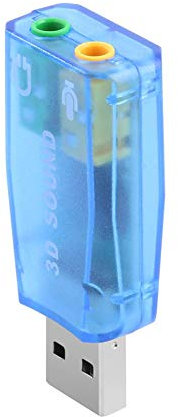 Adattatore audio USB 3D scheda audio esterna USB a 3,5 mm microfono cuffie uscita microfono per PC desktop laptop durevole utile e pratico design pratico pratico e durevole