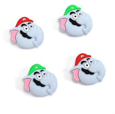 DLseego Joystick Kappen für Switch/Lite/OLED,Switch Joy Con Grip Daumenkappen Switch Zubehör Silikon Thumb Grip Analog Stick Cover Joy Con Controller Kappen,Wonder