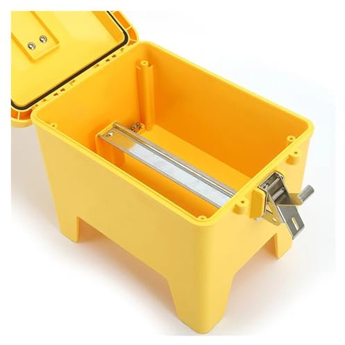 DSZUJTYROP 12WAY Portable industrial explosion-proof mobile socket box Construction site distribution box power box Rainproof box(Yellow,12WAY)