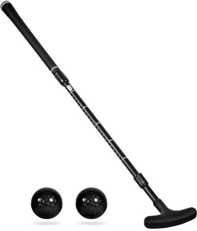 Ausluofell Golf Putter with 2 Balls,Aluminium alloy golf putter Right/Left Handed Adjustable shaft for Adults