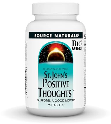 Source Naturals St. John's Positive Thoughts, Supports A Good Mood* - 90 Tablets