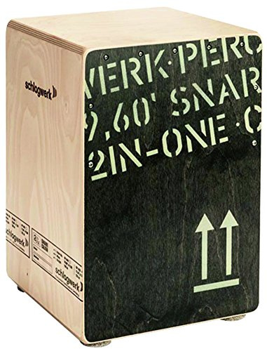 Schlagwerk CP403BLK Cajon 2inOne Black, Größe: M