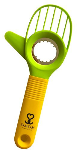 Avocado-Schäler 3 in 1 in Profiqualität Schälen Schneiden Entkernen sicheres Küchen-Werkzeug von SimSim