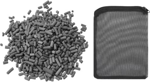 Activated Carbon Filter Media Pellet Aquarium Tropical Freshwater Fish Tank, Pond Marine (1 kg)