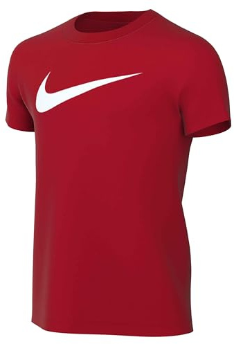 Nike CW6941-657 Y NK DF PARK20 SS Tee HBR T-Shirt Unisex Ragazzi University Red/White Taglia XL