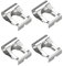 4 PCS Windscreen Wiper Clips,Wiper Linkage Repair Clip Wiper Motor Repair Clip Kit for Car Wiper Motor Linkage Rods Arms Popping Off Fixing