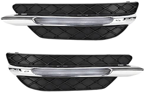 2 Stück Nebelscheinwerfer Zierleiste 2048803224 Tagfahrlicht Nebelscheinwerfer Abdeckung Ersatz für W204 C Klasse