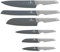 trends4cents Berlinger Haus Messer Set | 6-tlg. antibakteriell umweltfreundlich Kochmesser Brotmesser Santokumesser Allzweckmesser Schälmesser Küche Haushalt (Aspen)